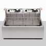 14 litres fish fryer, donut fryer, deep fryer, 230 V HCB stainless steel
