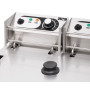 14 litres fish fryer, donut fryer, deep fryer, 230 V HCB stainless steel