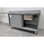 200 cm Sink with double sink, Premium-line, Stainless steel HCB