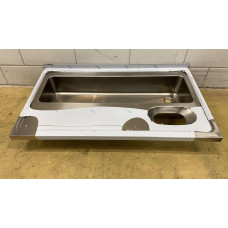 Sink sheet 120 x 70 cm Stainless steel