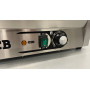 Contact grill Panini grill with grooved edge 230 V Stainless steel HCB