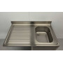 Sink Premium-line Welded model 120 cm Stainless steel HCB