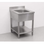 Sink 60 x 70 cm Stainless steel HCB