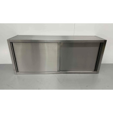 160 cm Wall cabinet Premium-line 2 sliding doors Stainless steel HCB