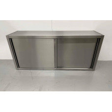 150 cm Wall cabinet Premium-line 2 sliding doors Stainless steel HCB