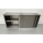 150 cm Wall cabinet Premium-line 2 sliding doors Stainless steel HCB