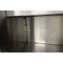150 cm Wall cabinet Premium-line 2 sliding doors Stainless steel HCB
