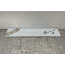 Wall shelf 140 x 30 cm Stainless steel HCB