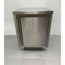 Work cabinet Premium-line 1 door 60 cm Stainless steel HCB