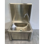 40 x 34 cm Sink with knee control Soap dispenser Stainless steel HCB
