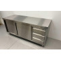Work cabinet - work table Premium-line 180 cm Stainless steel HCB