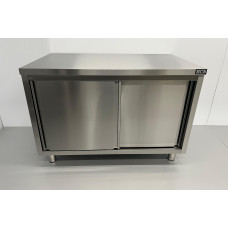 120 cm Work cabinet - work table Premium-line Stainless steel HCB