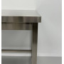 Workbench Basic-line 150 x 60 x 85 cm Stainless steel HCB