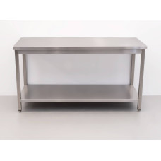 Workbench Premium-line 160 x 60 x 85 cm HCB Stainless steel