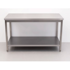Workbench Premium-line 140 x 70 x 85 cm HCB Stainless steel