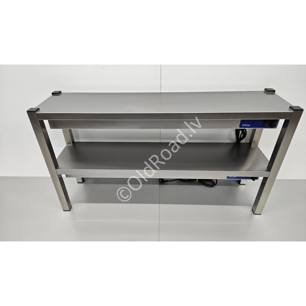 120 cm double heated shelf Premium-line Stainless steel HCB