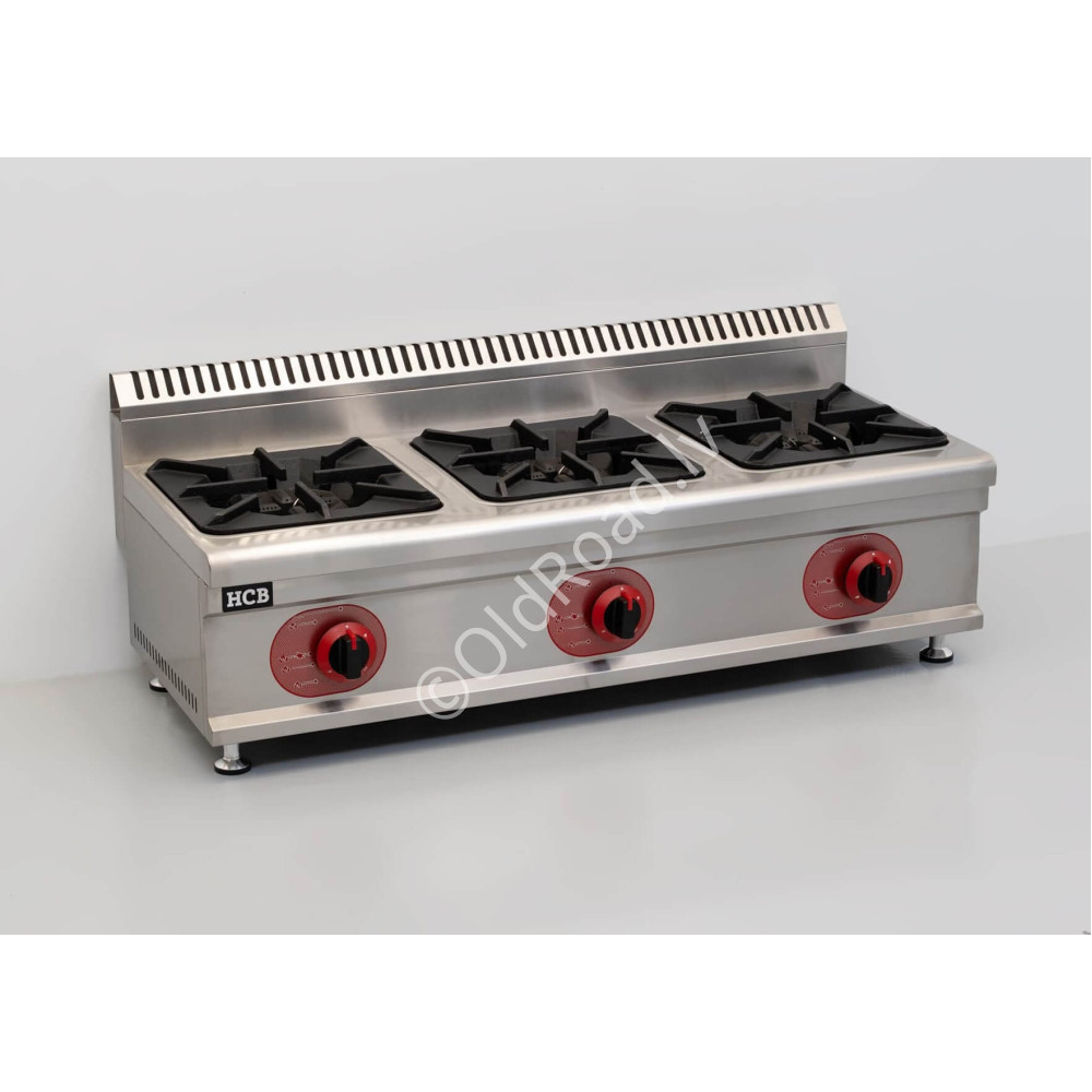 HCB 3-burner stove, surface model, propane gas, 21.9 kW, 104 cm