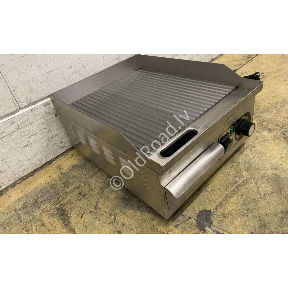 Grill plate grooved, 36 cm, 230V Stainless steel HCB