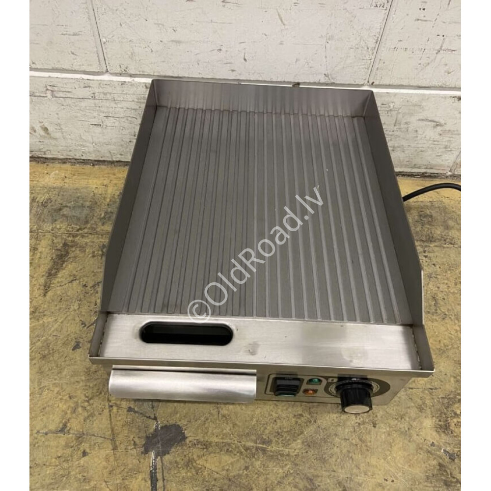 Grill plate grooved, 36 cm, 230V Stainless steel HCB