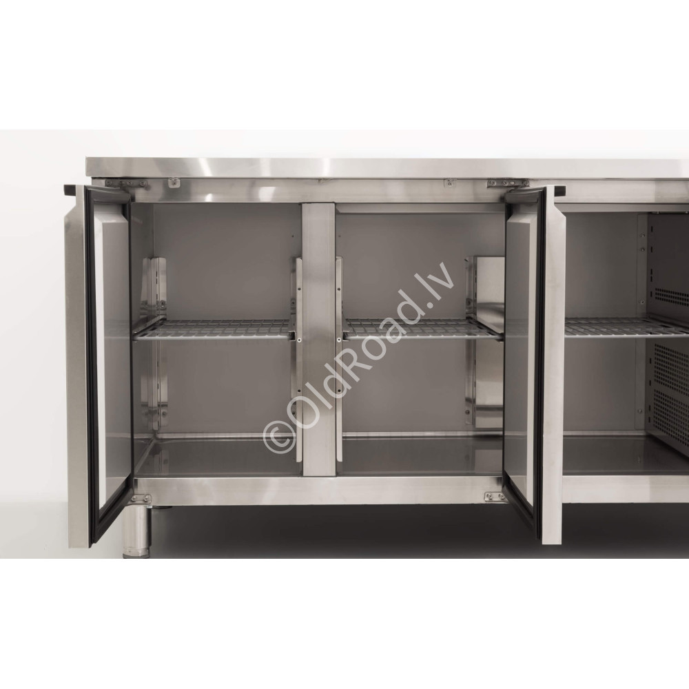 Freezer workbench, 3 doors, 1/1 gastronorm, 179.5 cm, HCB Stainless steel
