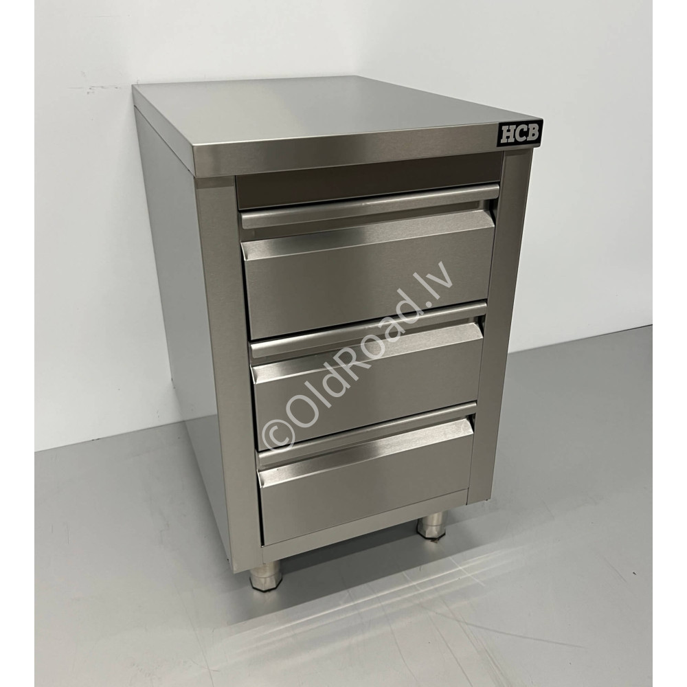 Work cabinet - work table Premium line 50 cm Stainless steel HCB
