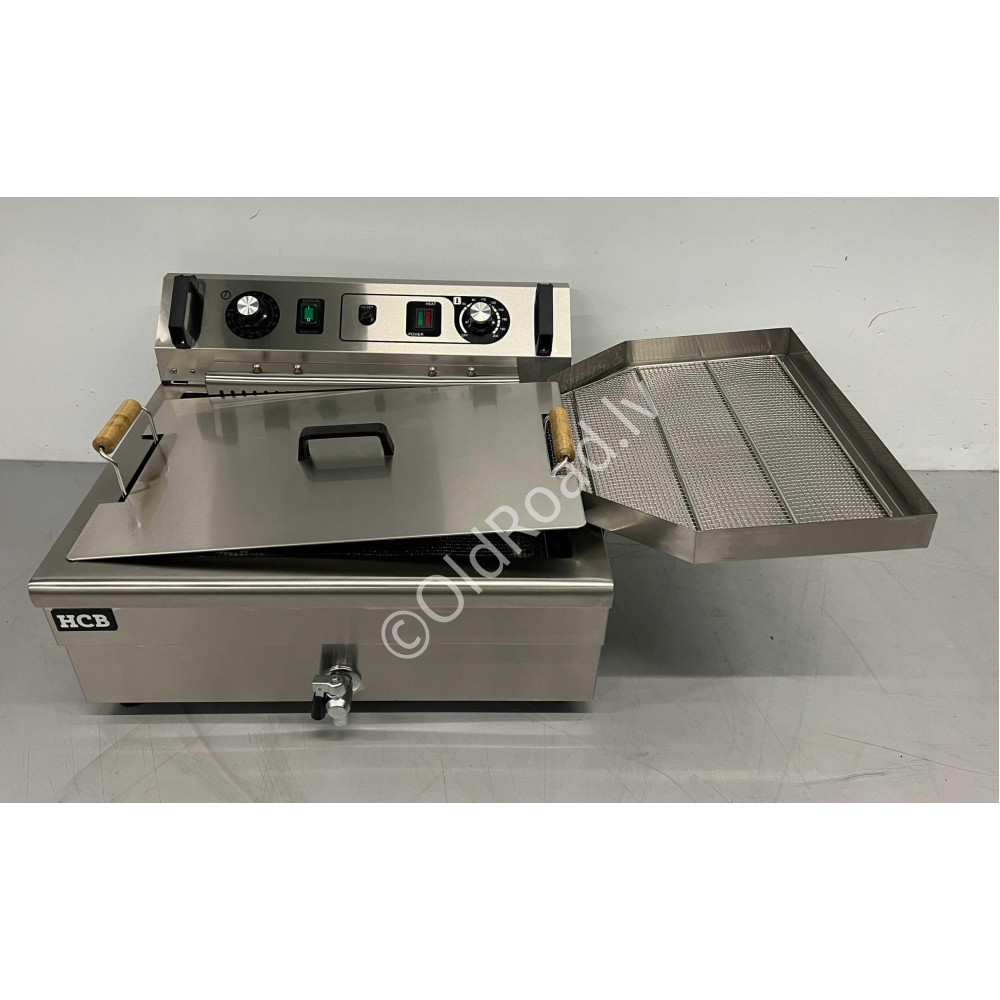Deep fryer 23 liters 400V HCB Stainless steel