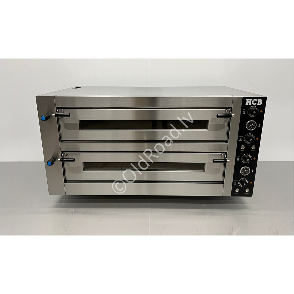 HCB pizza oven 2 x 6 pizzas 400V stainless steel