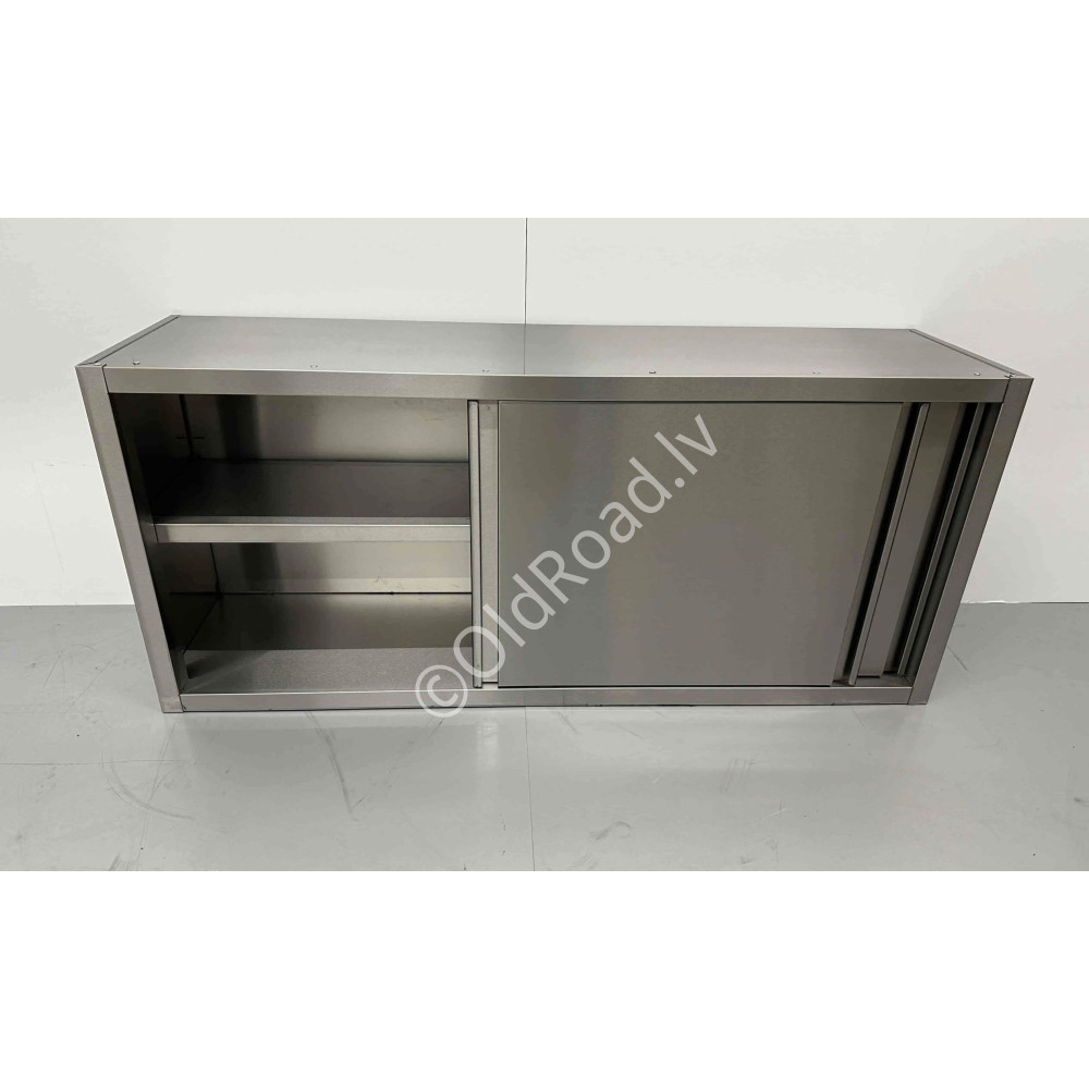 150 cm Wall cabinet Premium-line 2 sliding doors Stainless steel HCB