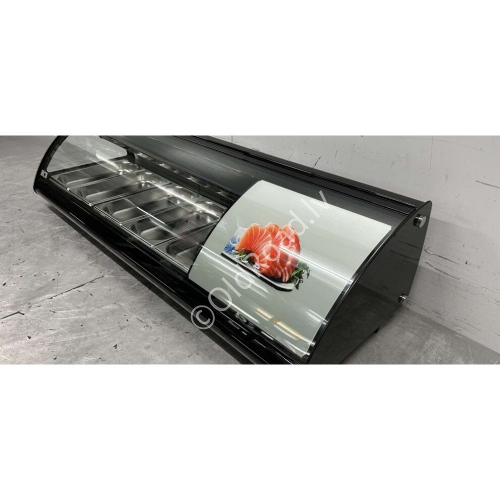 HCB Sushi display Tapas display  5 x 1/3 GN 130,7 cm 230V