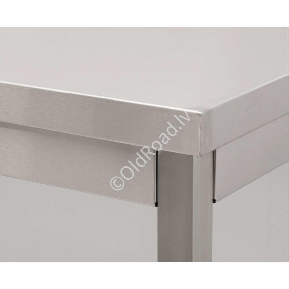 HCB mobile workbench on wheels, 180 x 70 x 85 cm Stainless steel