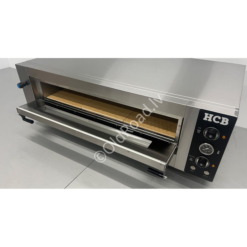 HCB pizza oven 6 pizzas  400V  stainless steel