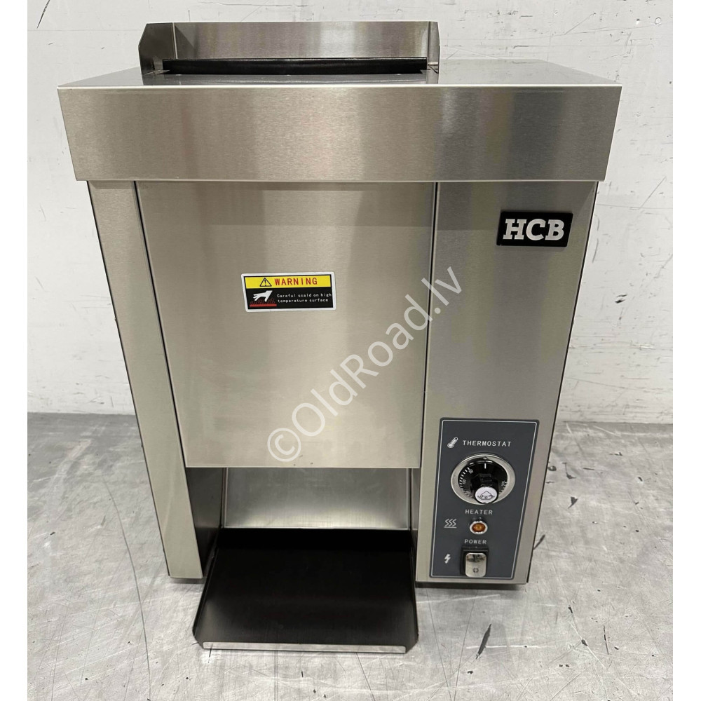 Vertical Pass-Through Toaster Conveyor Oven 230V HCB Stainless Steel