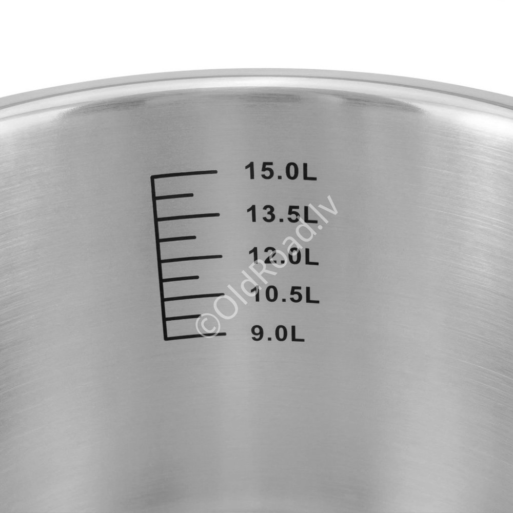 Pot with lid Mega-M PRO 17L 32×22 cm Stainless steel