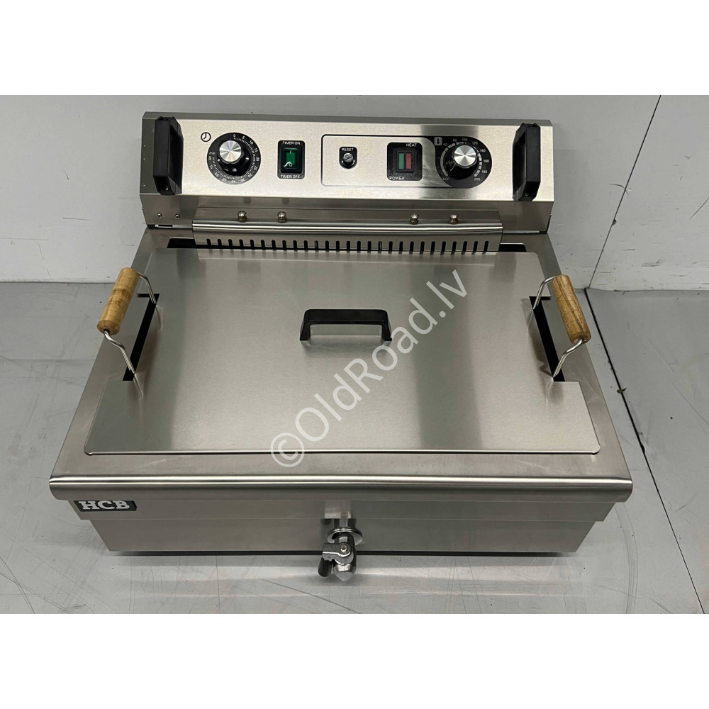 Deep fryer 23 liters 400V HCB Stainless steel