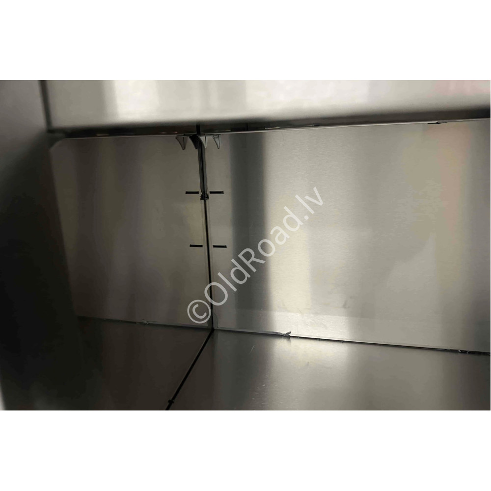 150 cm Wall cabinet Premium-line 2 sliding doors Stainless steel HCB