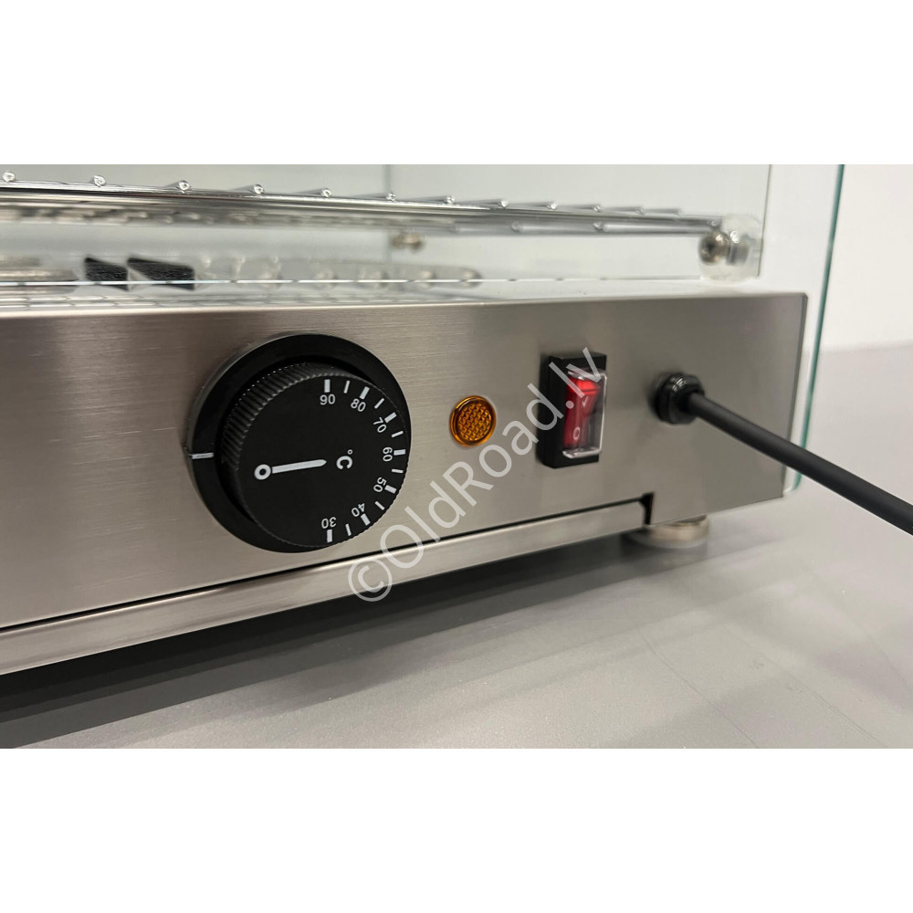Hot display cabinet 45 liters 55.4 cm 230V HCB Stainless steel