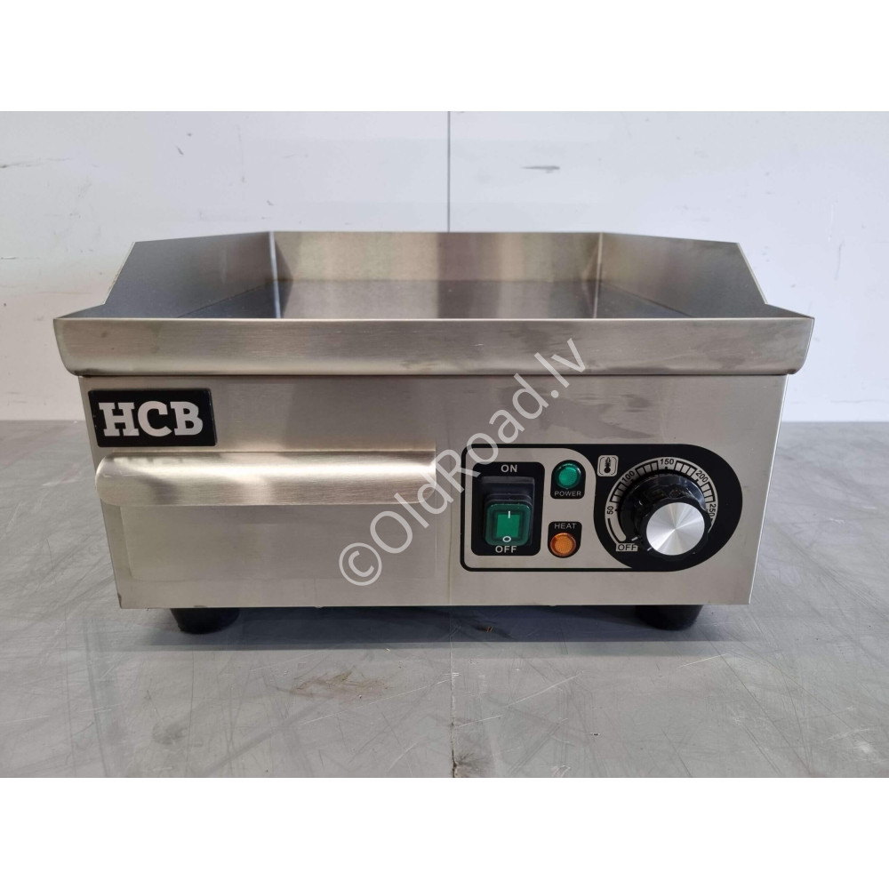 HCB chrome grill pan 36 cm 230V Stainless steel