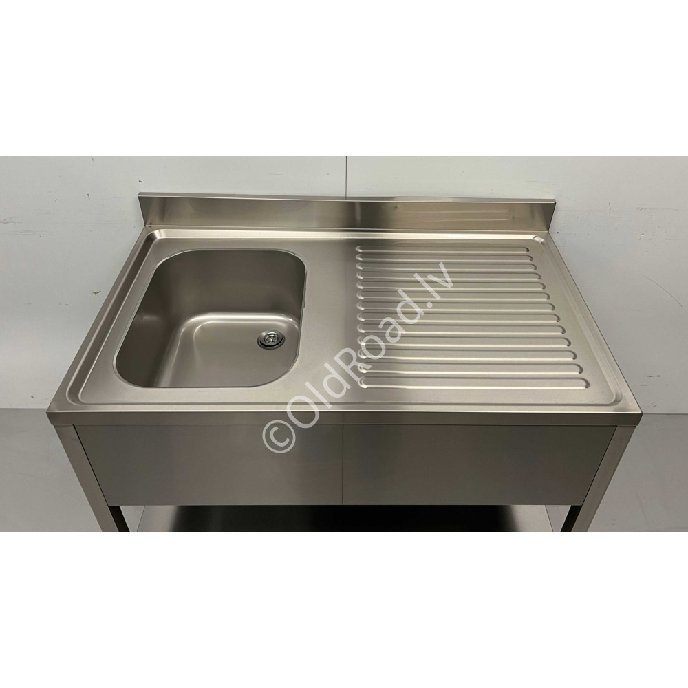 HCB sink, welded, Premium-line, 120 cm Stainless steel