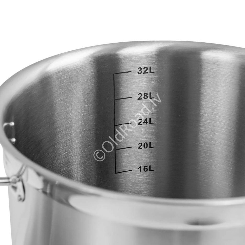 Pot with lid 36L Stainless steel Mega-M PRO