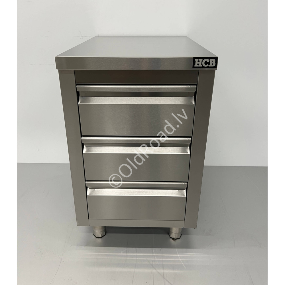 Work cabinet - work table Premium line 50 cm Stainless steel HCB
