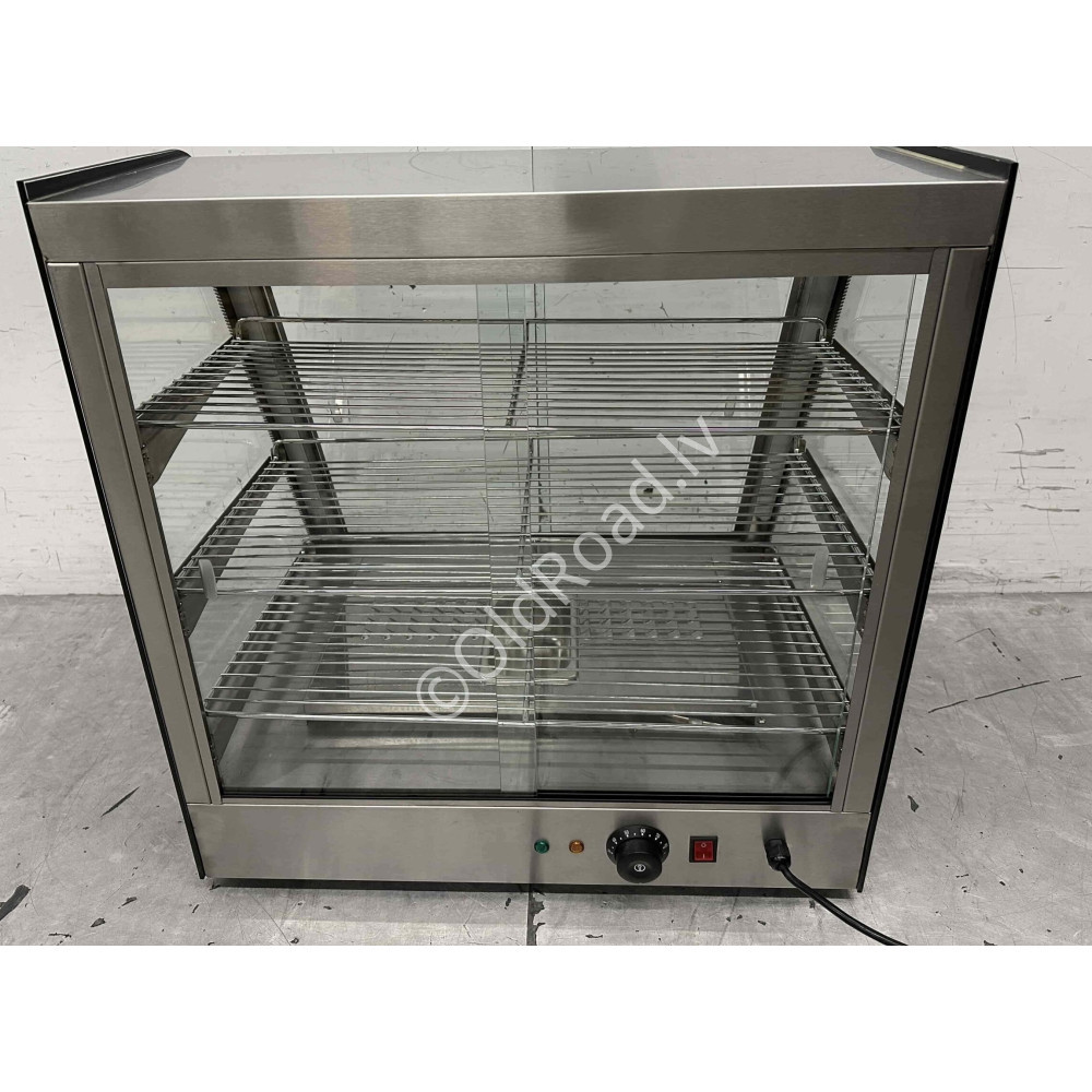 Heated display case 63.5 cm HCB Stainless steel