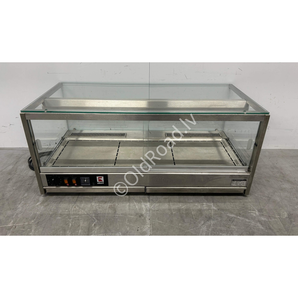 Hot display case 106 cm 230V Stainless steel Ubert