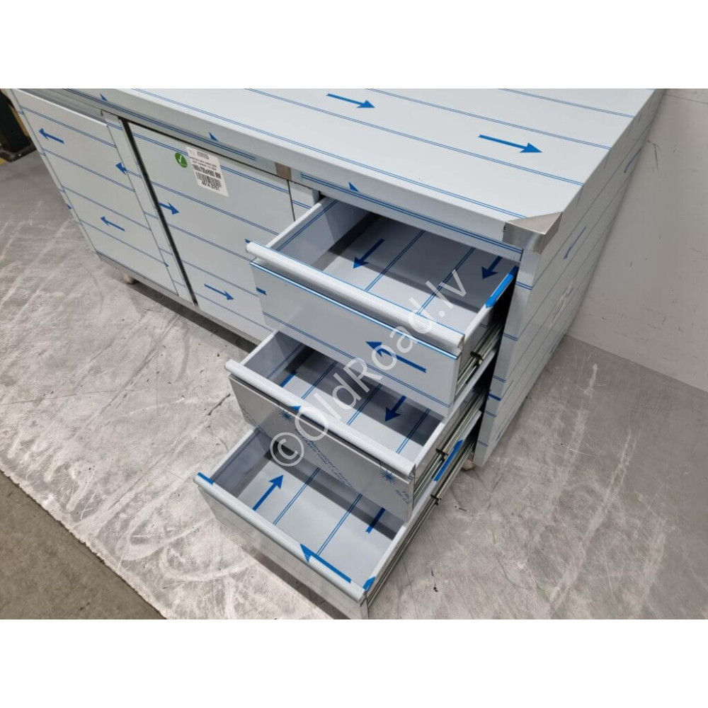 160 cm Work cabinet - work table Stainless steel HCB