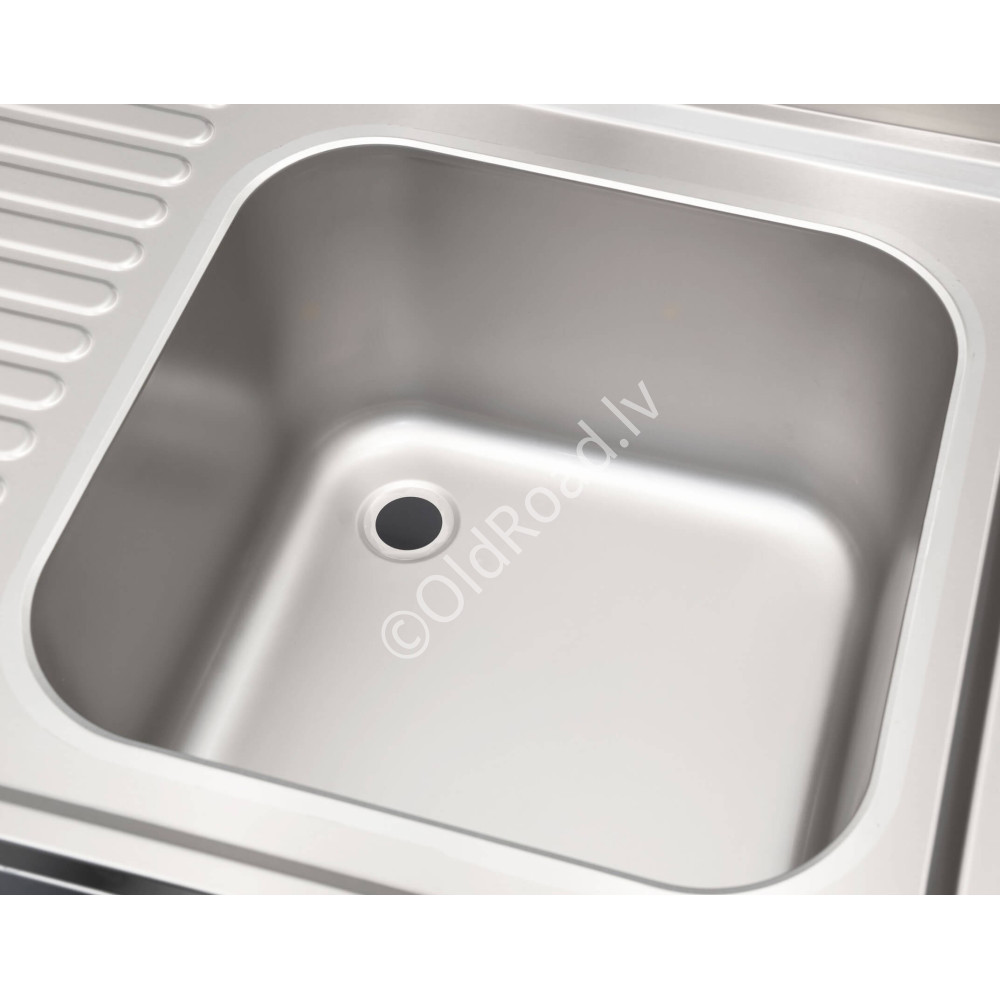 Sink, welded Premium-line 140 cm HCB stainless steel