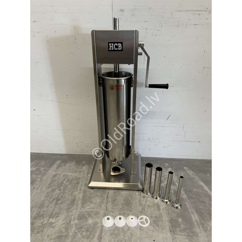 Vertical churros making machine Sausage filler 7 liters HCB stainless steel