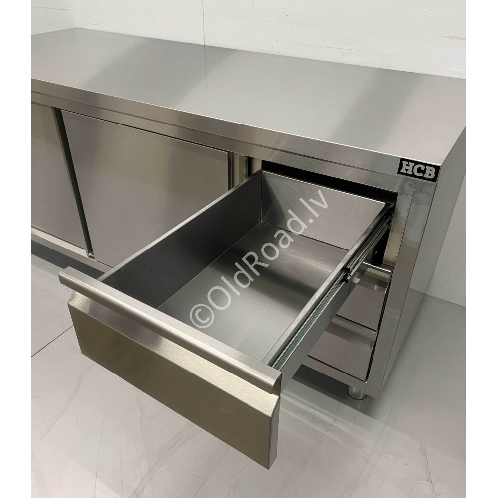 Work cabinet - work table Premium-line 180 cm Stainless steel HCB