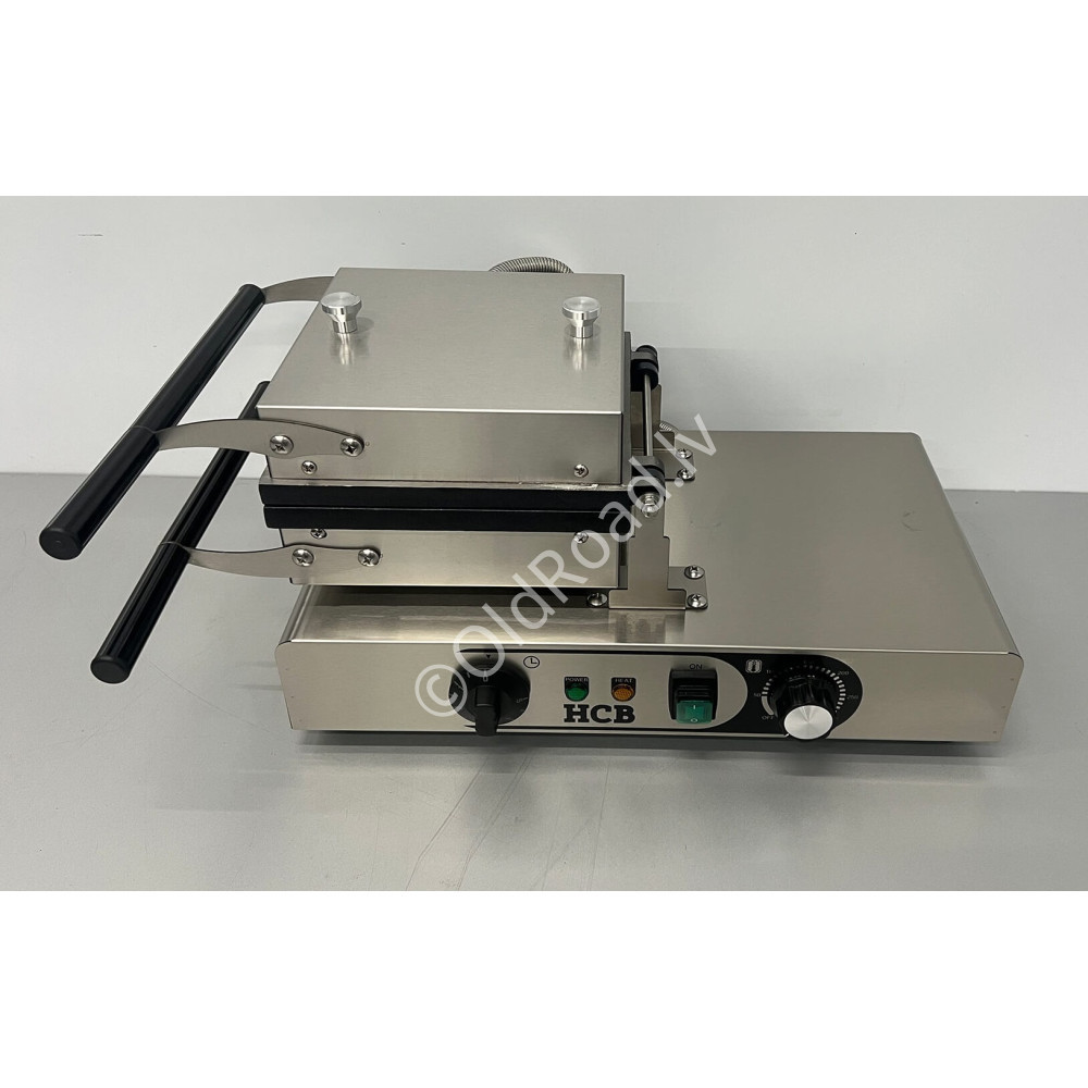 HCB waffle iron with timer, 230 V Stainless steel