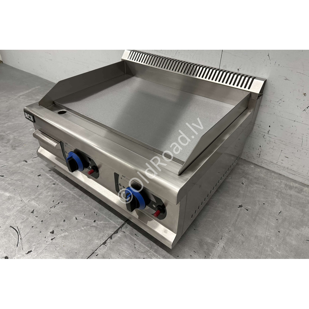 Grill plate, smooth, 65.5 cm HCB Stainless steel