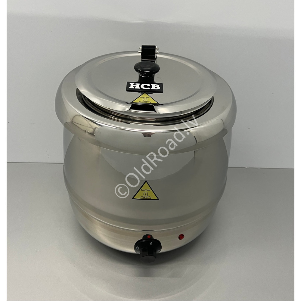 Soup kettle / soup tureen 10 liters Stainless steel HCB