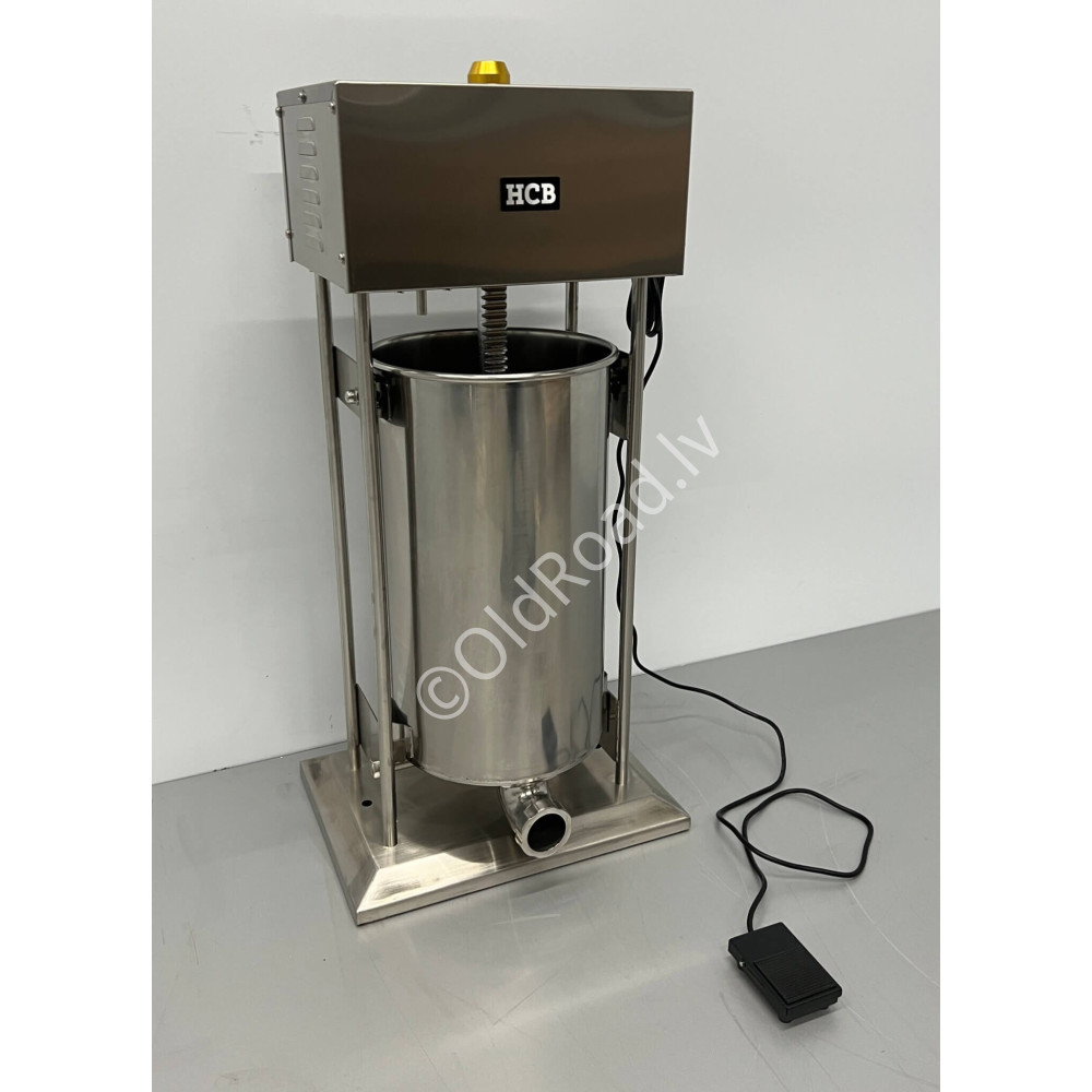 Electric sausage stuffer 25 liters 230V Stainless steel HCB